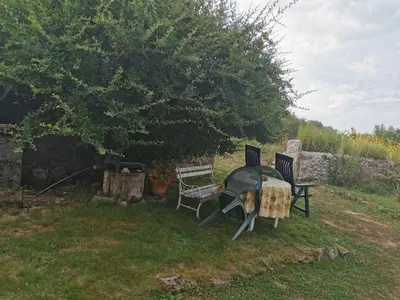Jardin de l'établissement Chez Norbert