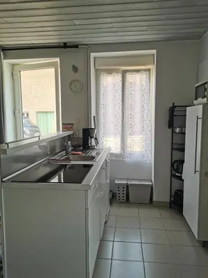 Cuisine ou kitchenette dans l'établissement Chez Norbert