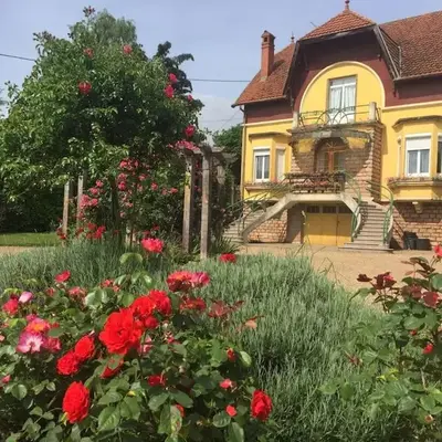Bourgogne grande maison avec jardin à la française