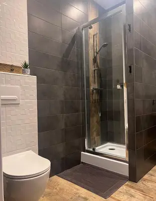 Salle de bains dans l'établissement AppartNuit