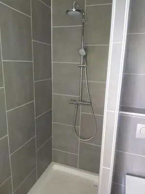 Salle de bains dans l'établissement gîte des liserons