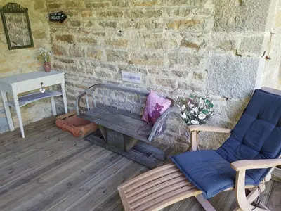 Coin salon dans l'établissement Le Chateau