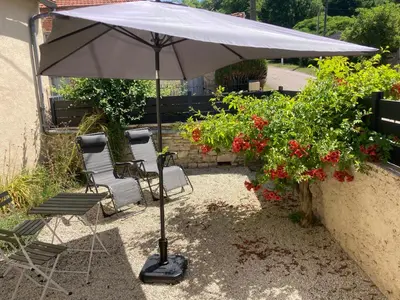 Jardin de l'établissement Gîte Des Bons Voisins