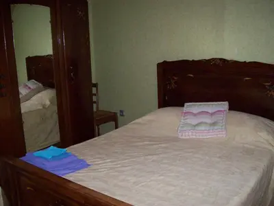 Un ou plusieurs lits dans un hébergement de l'établissement chambre d hotes les jonquilles