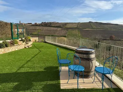 Jardin de l'établissement Le Petit Paradis de Pruzilly