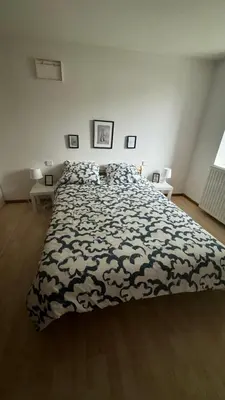 Un ou plusieurs lits dans un hébergement de l'établissement Maison 110 m2 - 3 chambres - 7 couchages - 5 min Dole