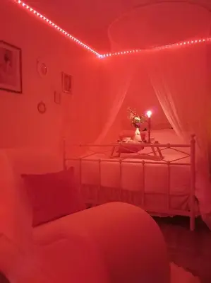 Un ou plusieurs lits dans un hébergement de l'établissement Le studio Une bulle de douceur