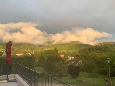 Vue générale sur la montagne ou vue sur la montagne depuis le B&B/chambre d'hôtes