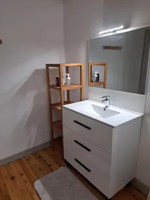 Salle de bains dans l'établissement Lons centre T1 rue du commerce