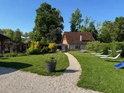 Jardin de l'établissement Gîtes Saint-Germain