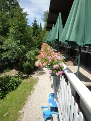 Jardin de l'établissement Chalet du Montal