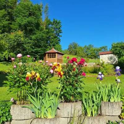 Jardin de l'établissement L'Atelier