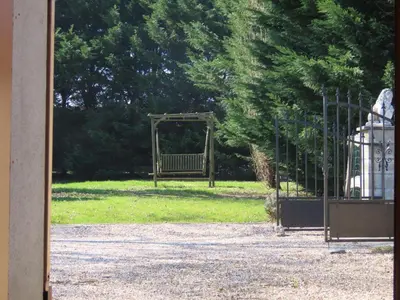 Jardin de l'établissement Chez Philippe et Anne