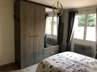 Un ou plusieurs lits dans un hébergement de l'établissement Chez Philippe et Anne