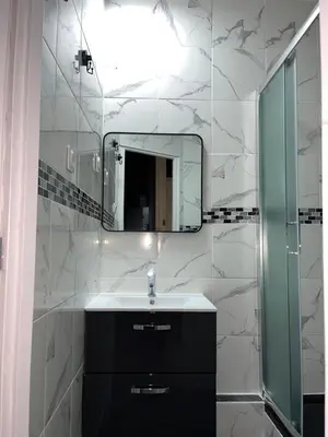Salle de bains dans l'établissement Le Darcy Dijon gare et centre ville