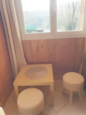Plan de l'établissement Maison plain pied intérieur bois - Lac de chalain - Gîte les 4 saisons