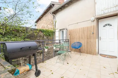 Balcon ou terrasse dans l'établissement Cabana & Escapade Sud Mâconnaise