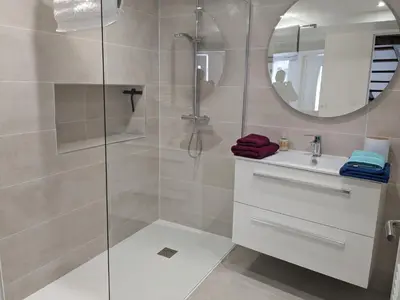 Salle de bains dans l'établissement La casa Bosch
