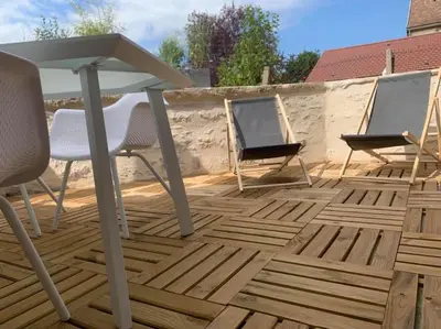 Plan de l'établissement Charmante maisonnette avec vue sur le Clos Vougeot