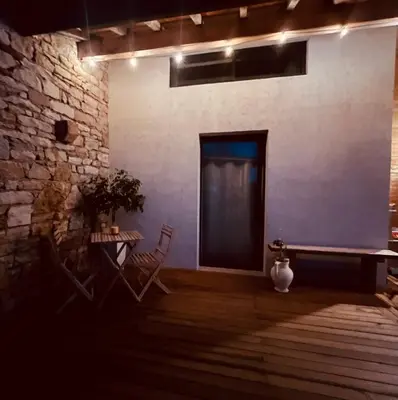 Terrasse ou espace extérieur de l'établissement Chambre privée chez particulier