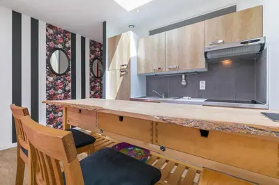 Cuisine ou kitchenette dans l'établissement Suite Royale Barocco avec SPA