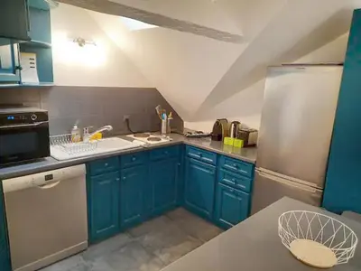 Cuisine ou kitchenette dans l'établissement Legrand - 90m2, 6 Prs, 3 Ch, Proche Gare