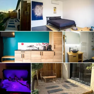 Plan de l'établissement Kitsuné Lodge zen d'inspiration japonaise