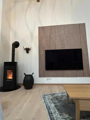 Télévision ou salle de divertissement dans l'établissement Studio Clos des Renauds