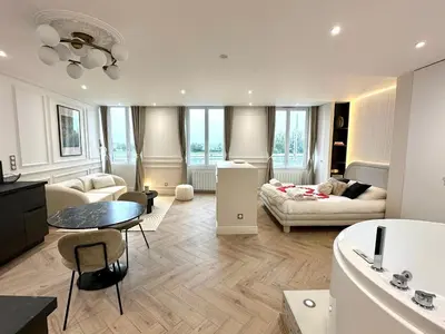 Coin salon dans l'établissement Les Rives de Saône - Balnéothérapie