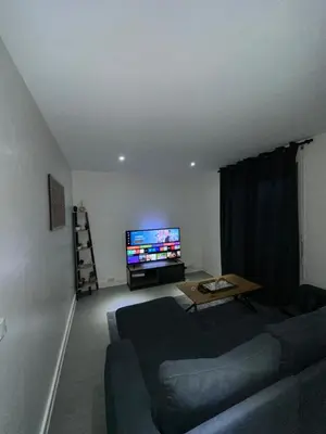 Télévision ou salle de divertissement dans l'établissement Appartement poincaré