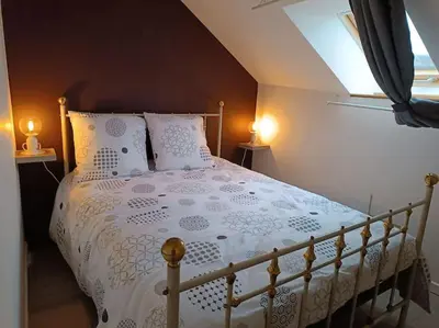 Un ou plusieurs lits dans un hébergement de l'établissement gîte des marguerites