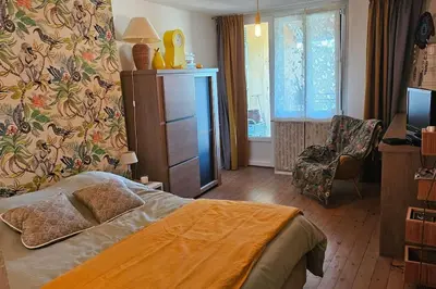 Coin salon dans l'établissement Maison de ville