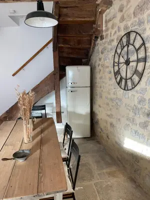 Cuisine ou kitchenette dans l'établissement Gîte bourguignon premium