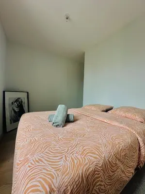Un ou plusieurs lits dans un hébergement de l'établissement Loco Parc Duplex