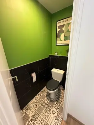 Salle de bains dans l'établissement Bienvenue Chez Marinette
