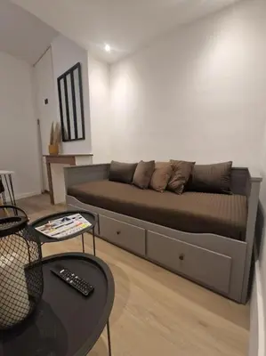 Coin salon dans l'établissement La petite parenthèse au centre ville