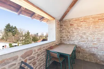 Balcon ou terrasse dans l'établissement On dirait le Sud