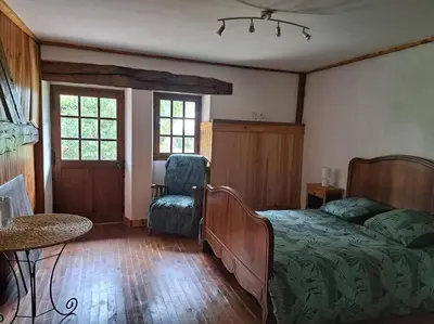 Un ou plusieurs lits dans un hébergement de l'établissement La Maison des Renouillers