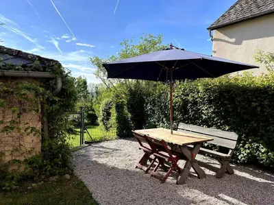 Jardin de l'établissement Maison Au bois du Haut Folin