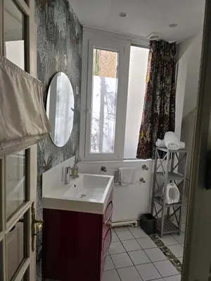 Salle de bains dans l'établissement Bel appartement