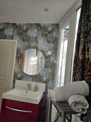 Salle de bains dans l'établissement Bel appartement
