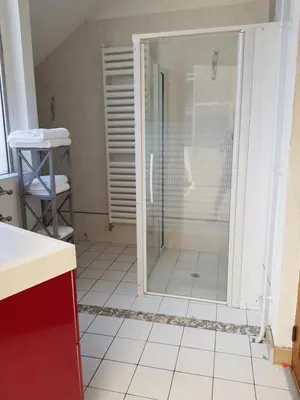 Salle de bains dans l'établissement Bel appartement