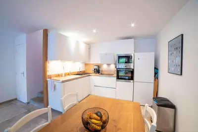 Cuisine ou kitchenette dans l'établissement L'Horeb - Maison hyper centre