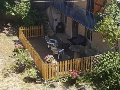 Jardin de l'établissement La Petite Maison du Gardien