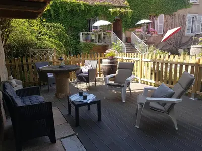 Balcon ou terrasse dans l'établissement La Petite Maison du Gardien