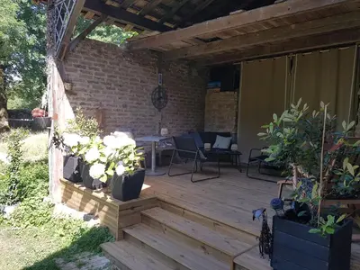 Jardin de l'établissement La Petite Maison du Gardien