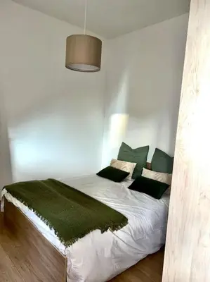Un ou plusieurs lits dans un hébergement de l'établissement Appartement T2 - Chalon-sur-Saône