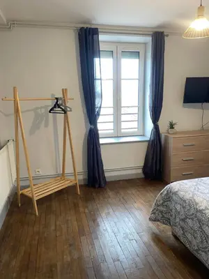 Un ou plusieurs lits dans un hébergement de l'établissement Appartement meublé - 2 Chambres