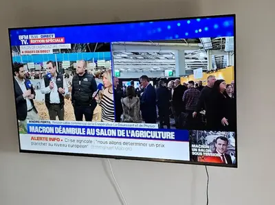 Télévision ou salle de divertissement dans l'établissement appartement