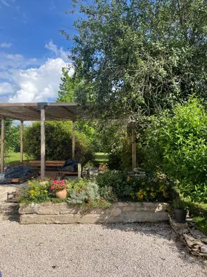 Jardin de l'établissement La Longère de Bourgogne